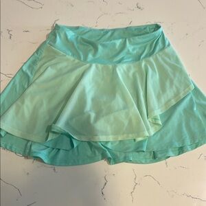 All in Motion Green Mini Skater Skort Athletic